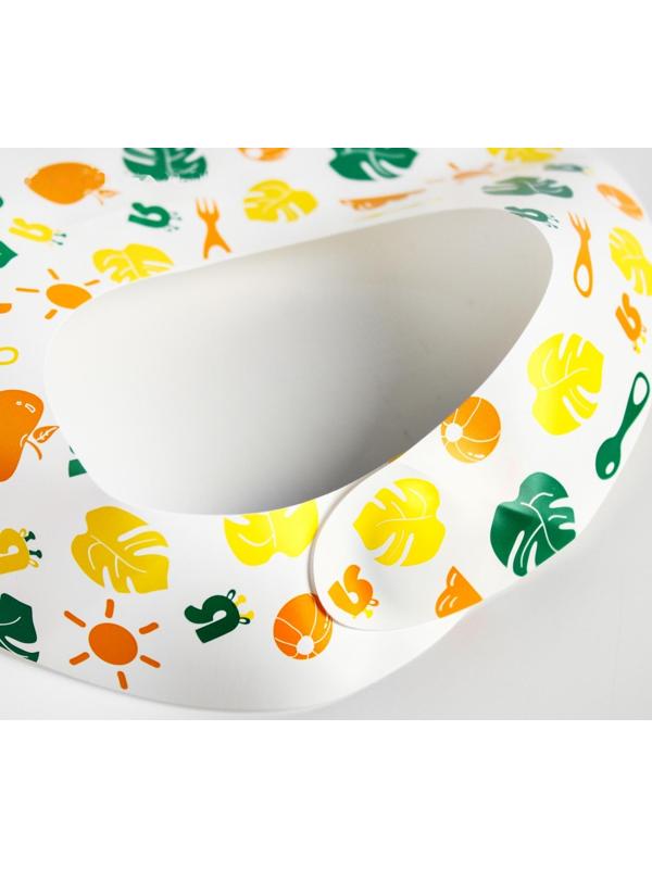 Набор нагрудников для кормления «Вкусная история» непромокаемых на липучке, 3 шт.