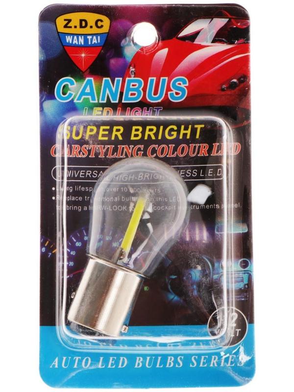 Автолампа светодиодная P21/5W, 12 В, 1.5 Вт, 4 COB