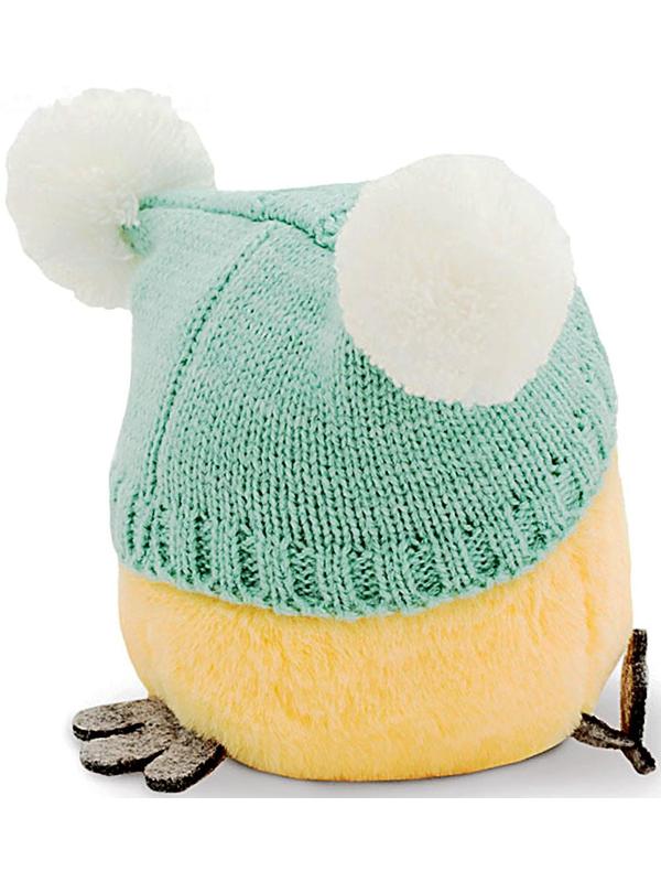 Мягкая игрушка «КТОтик в шапке с двумя помпонами», 13 см, цвет МИКС