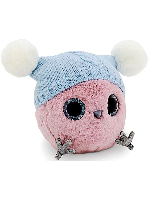 Мягкая игрушка «КТОтик в шапке с двумя помпонами», 13 см, цвет МИКС