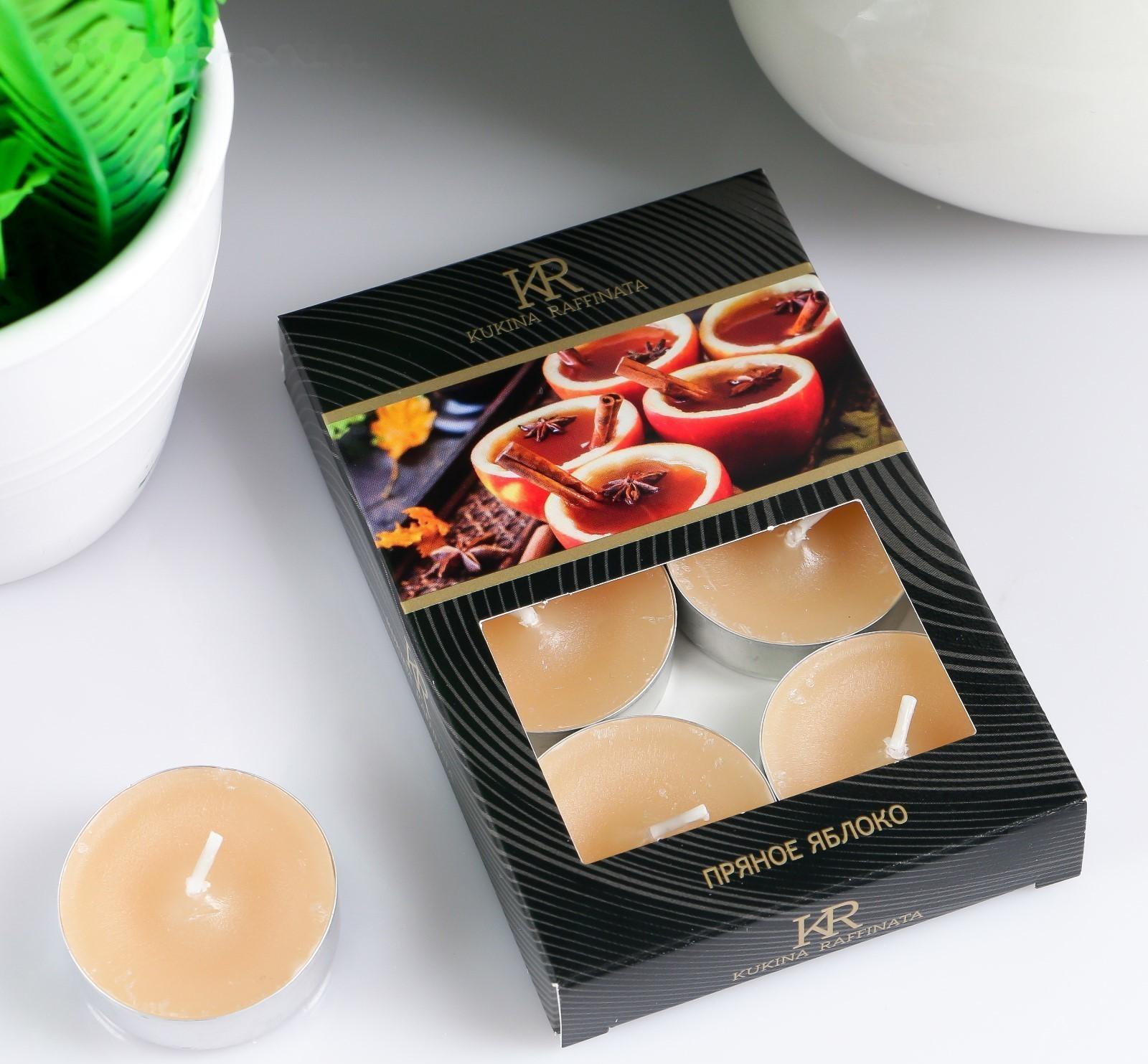 Набор чайных свечей ароматизированных 