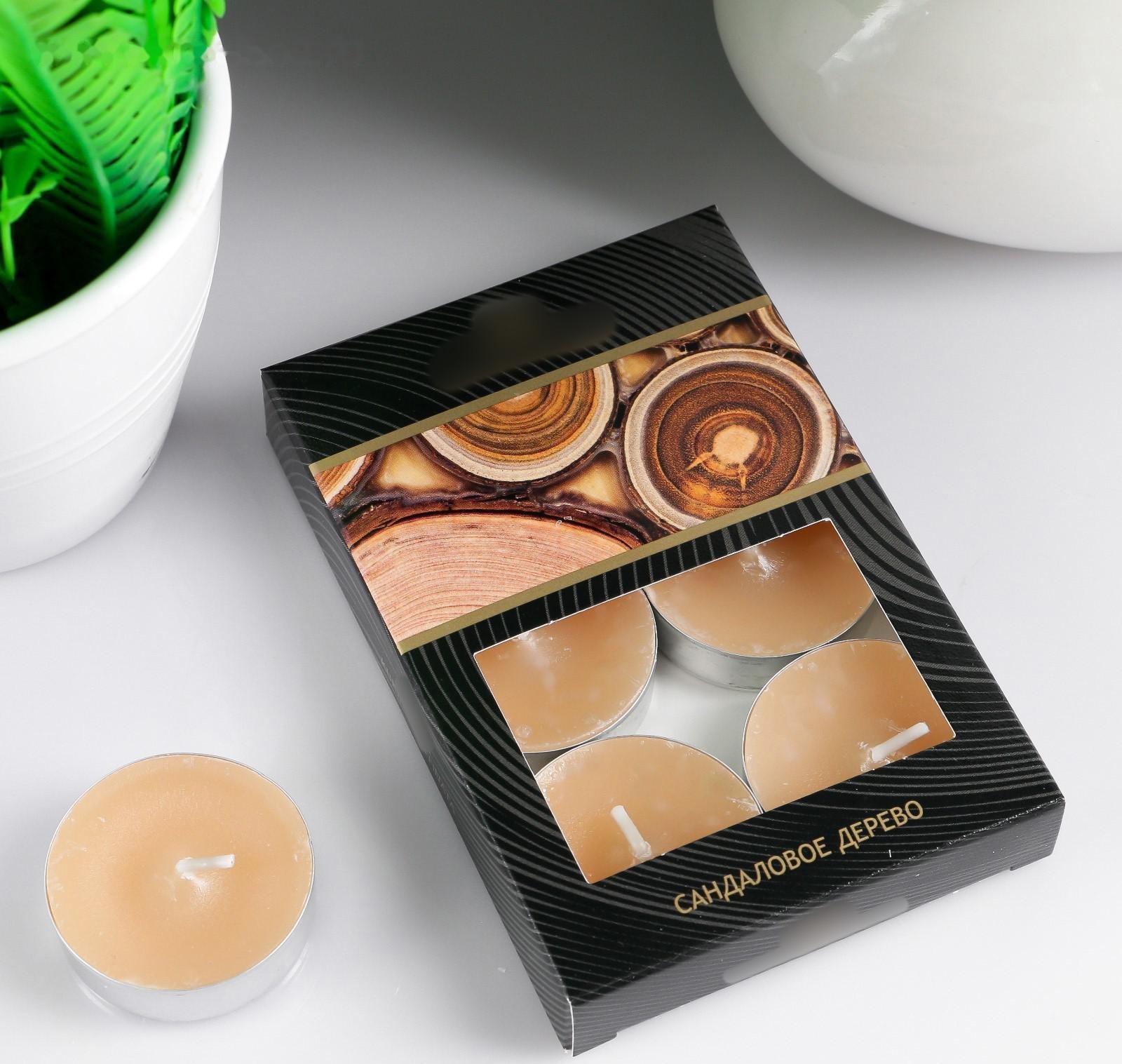 Набор чайных свечей ароматизированных 