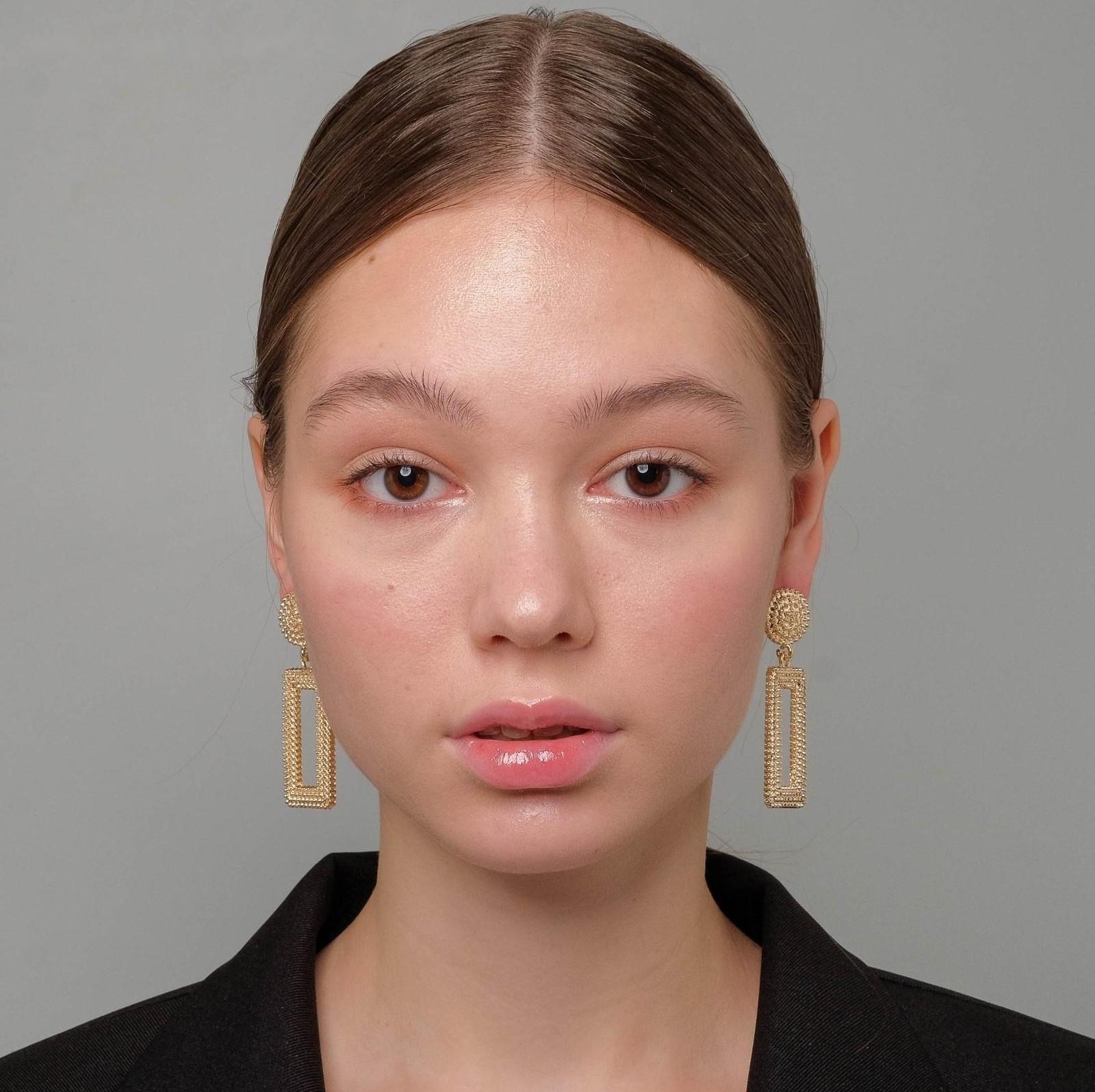 Серьги металл 