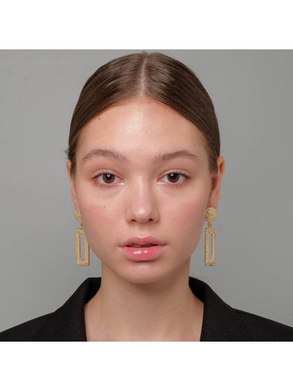 Серьги металл 