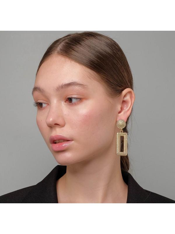 Серьги металл 