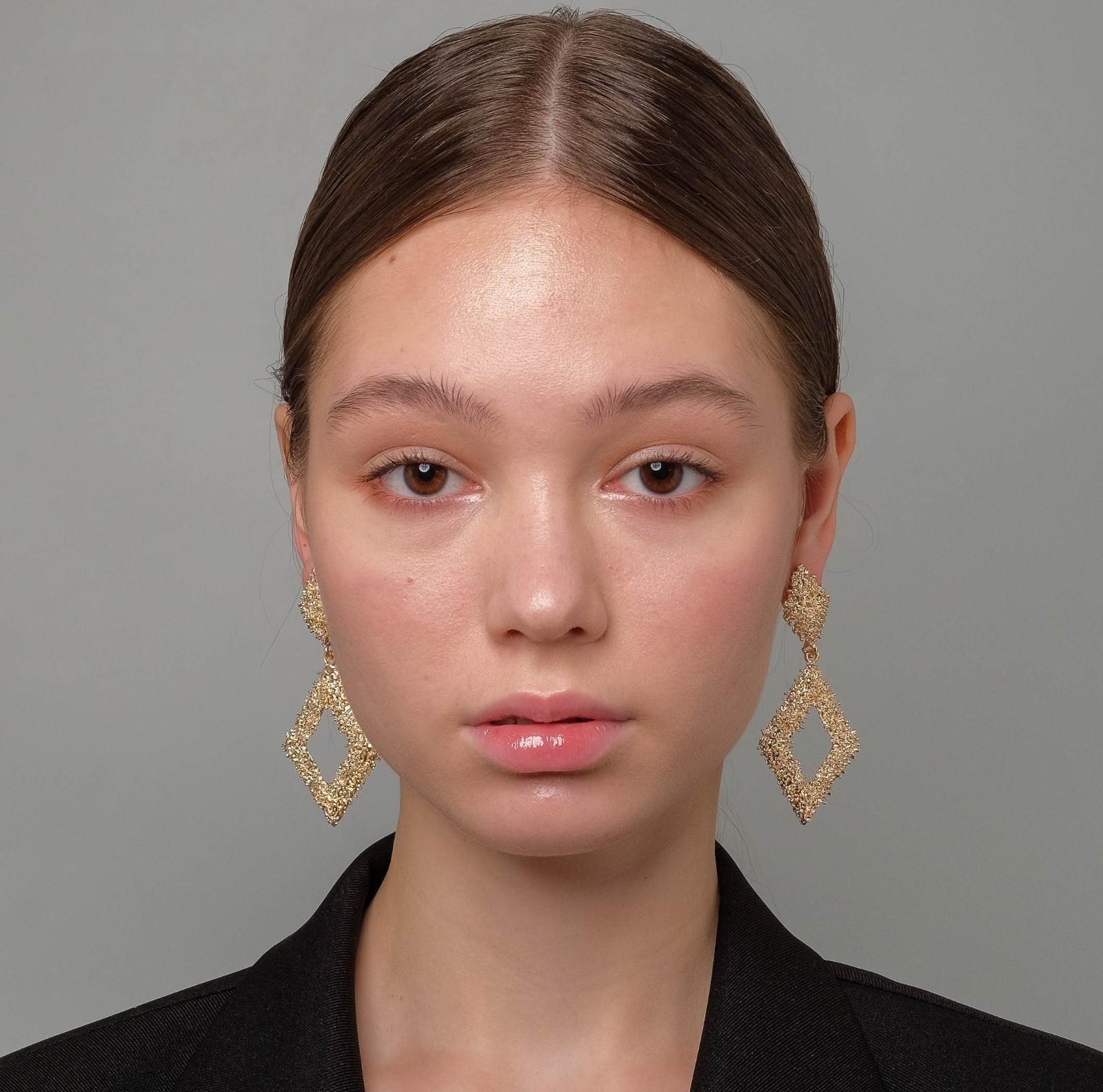 Серьги металл 