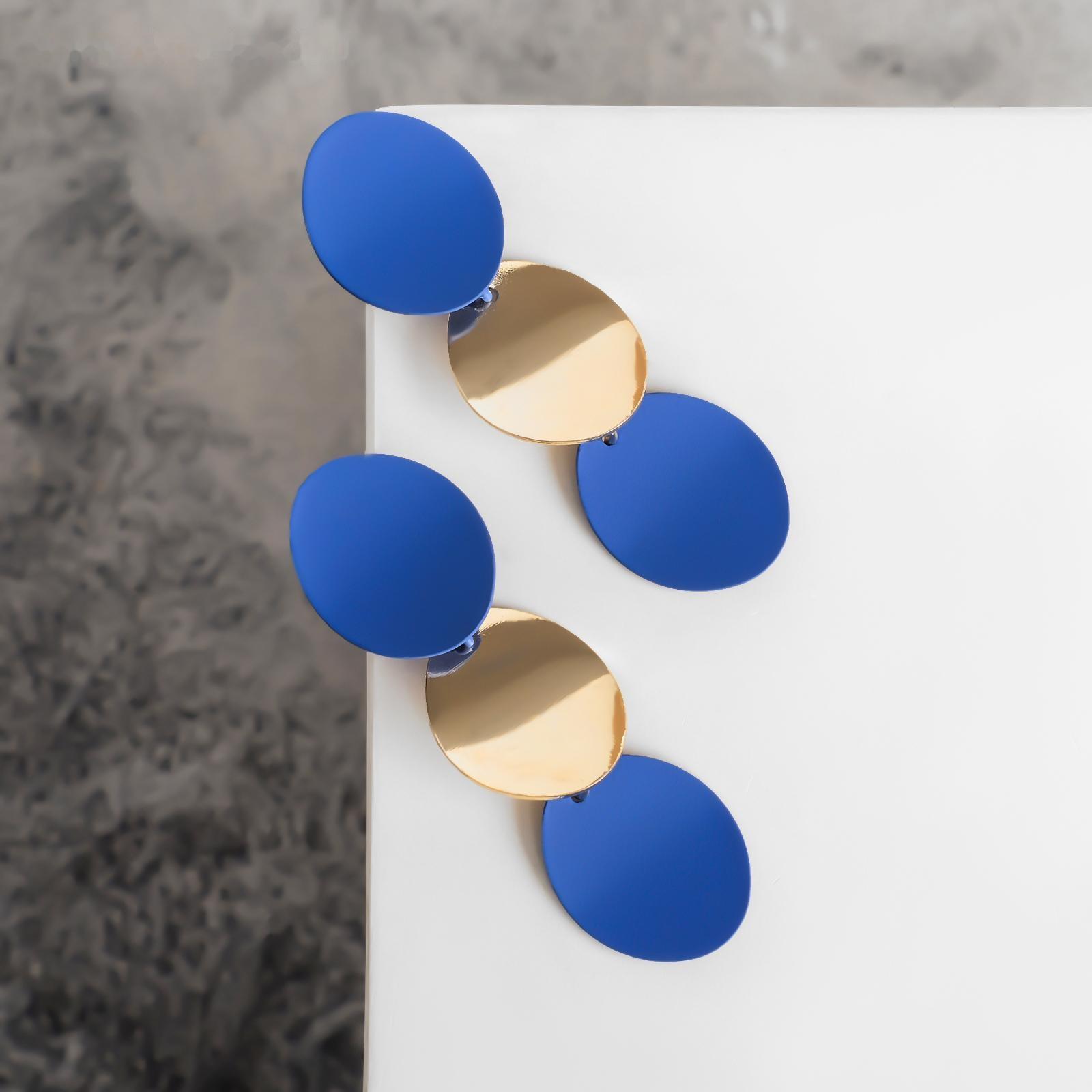 Серьги металл 