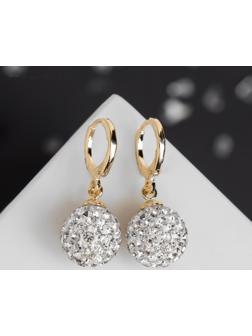 Серьги со стразами 