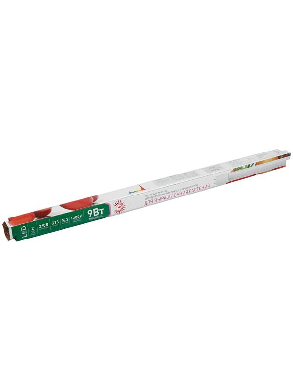 Фитолампа светодиодная, 9 Вт, 600 мм, IP20, полный спектр, бело-красная, «ЭРА»