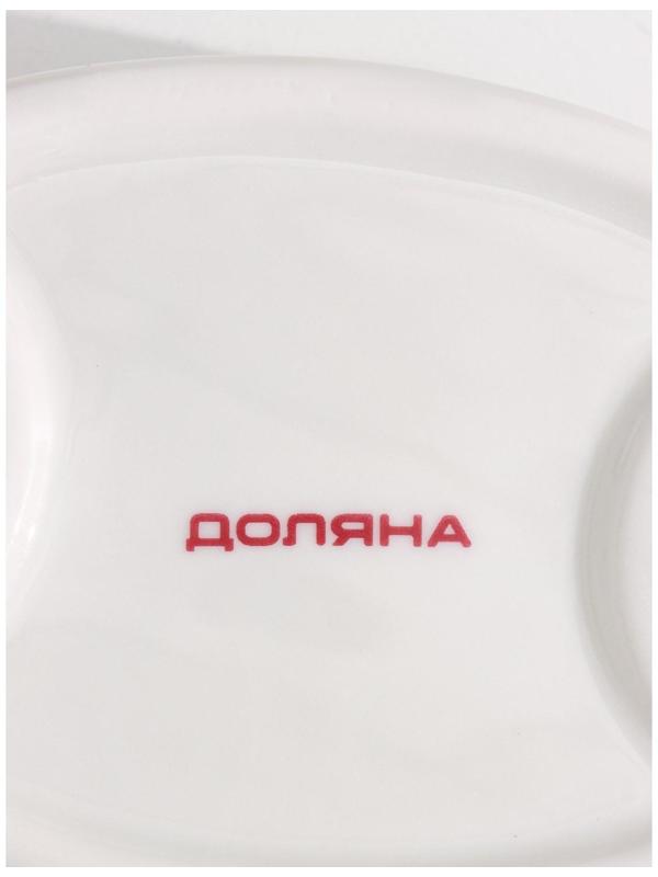 Набор аксессуаров для ванной комнаты Доляна «Андромеда», 3 предмета (дозатор 250 мл, мыльница, стакан), цвет белый