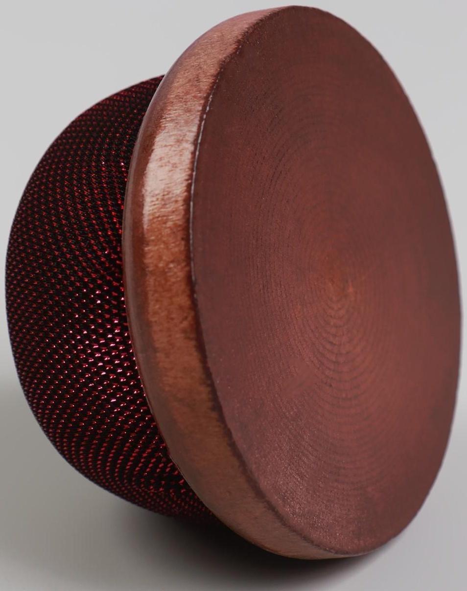 Игольница «Круг» на деревянной подложке d = 7 см, цвет МИКС