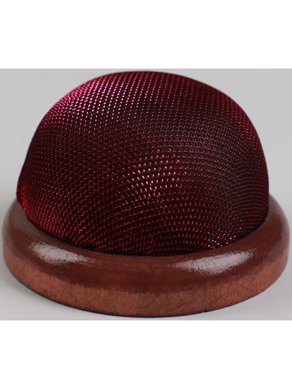 Игольница «Круг» на деревянной подложке d = 7 см, цвет МИКС