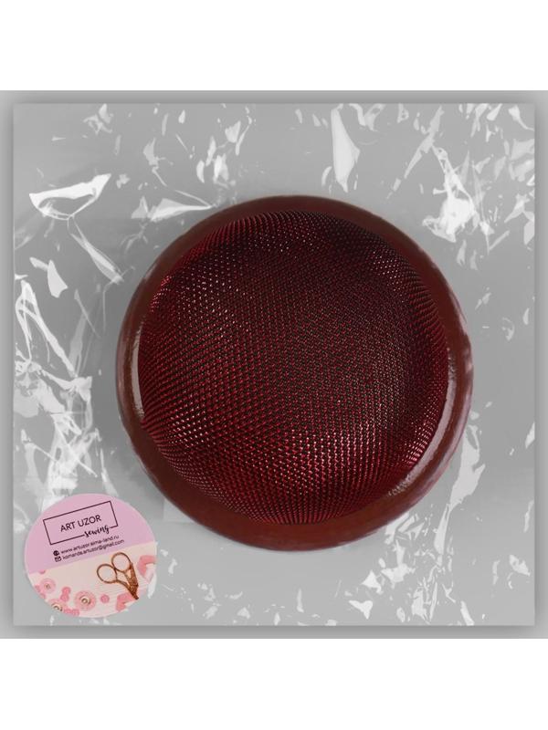 Игольница «Круг» на деревянной подложке d = 7 см, цвет МИКС