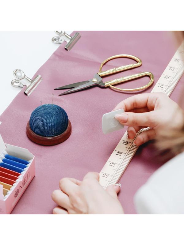 Игольница «Круг» на деревянной подложке d = 7 см, цвет МИКС