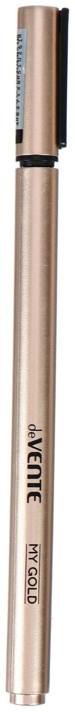 Ручка шариковая deVENTE My Gold 0,7 мм, ультрагладкое письмо, синие чернила, масляная основа, золотой корпус