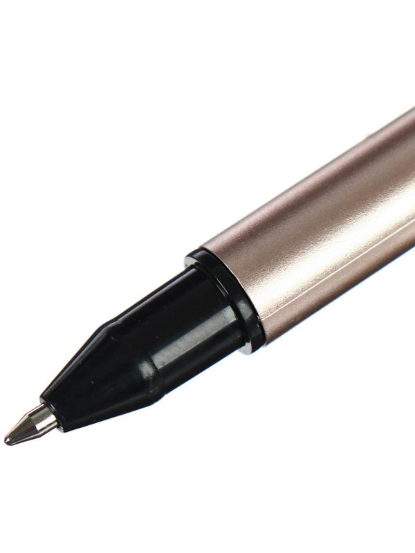 Ручка шариковая deVENTE My Gold 0,7 мм, ультрагладкое письмо, синие чернила, масляная основа, золотой корпус