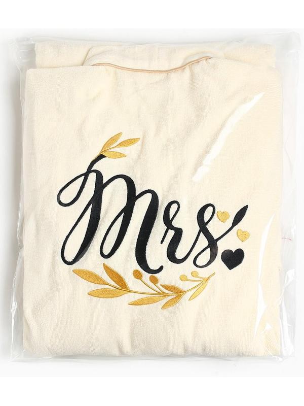 Халат махровый женский Missis размер 50-52, 100% хлопок