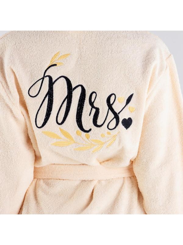 Халат махровый женский Missis размер 50-52, 100% хлопок