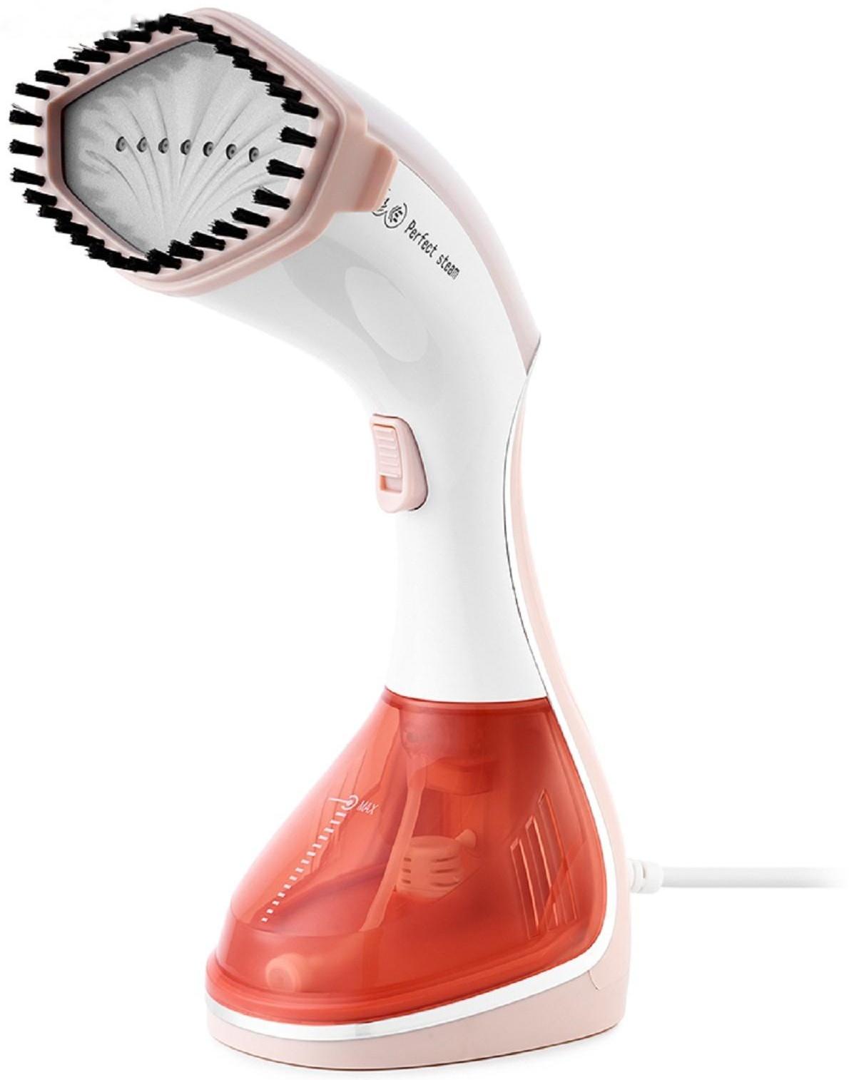 Отпариватель Kitfort КТ-929-1, ручной, 1600 Вт, 240 мл, 20 г/мин, бело-коричневый