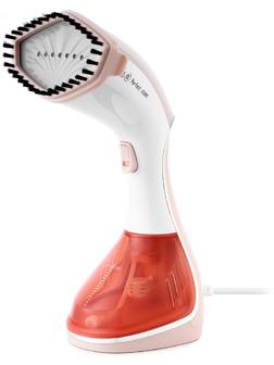 Отпариватель Kitfort КТ-929-1, ручной, 1600 Вт, 240 мл, 20 г/мин, бело-коричневый