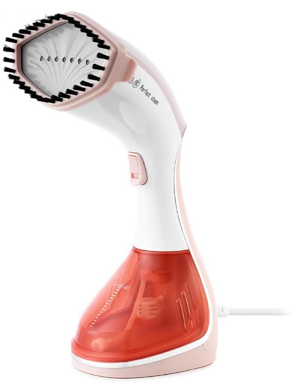 Отпариватель Kitfort КТ-929-1, ручной, 1600 Вт, 240 мл, 20 г/мин, бело-коричневый