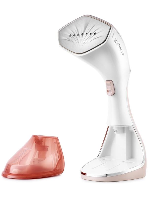 Отпариватель Kitfort КТ-929-1, ручной, 1600 Вт, 240 мл, 20 г/мин, бело-коричневый