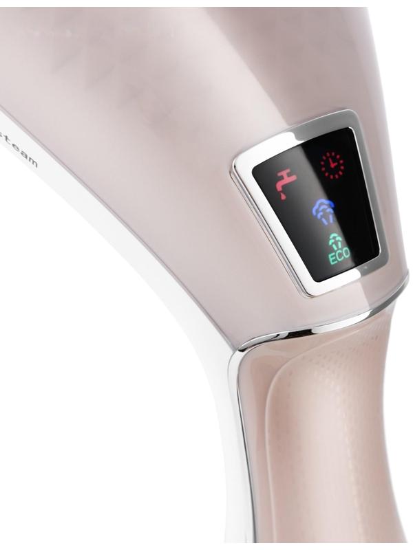 Отпариватель Kitfort КТ-929-1, ручной, 1600 Вт, 240 мл, 20 г/мин, бело-коричневый