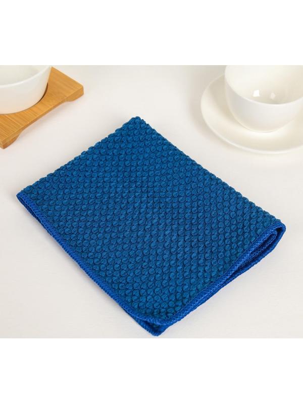 Салфетка микрофибра Доляна, 30×30 см, цвет МИКС