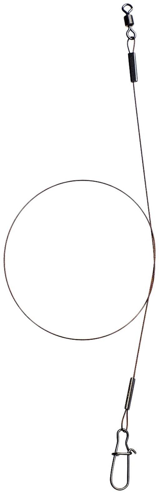 Поводок стальной AFW, 7 нитей, диаметр 0.3 мм, тест 14 кг, 25 см, 3 шт.