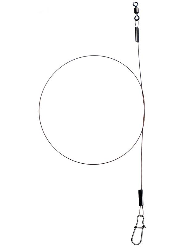 Поводок стальной AFW, 7 нитей, диаметр 0.3 мм, тест 14 кг, 30 см, 3 шт.