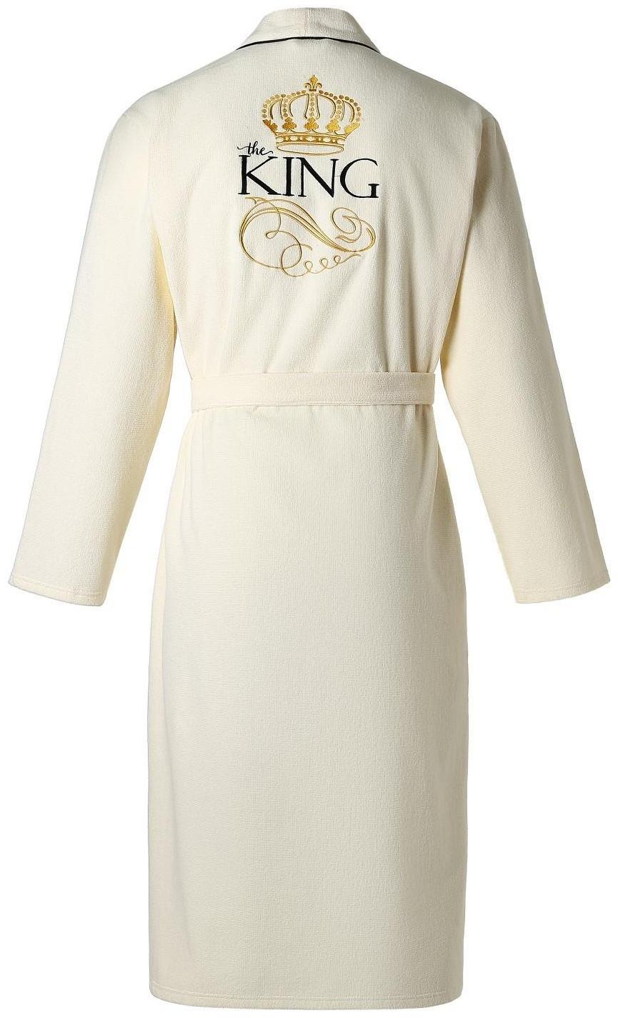 Халат махровый мужской King, размер 56-58, 100% хлопок