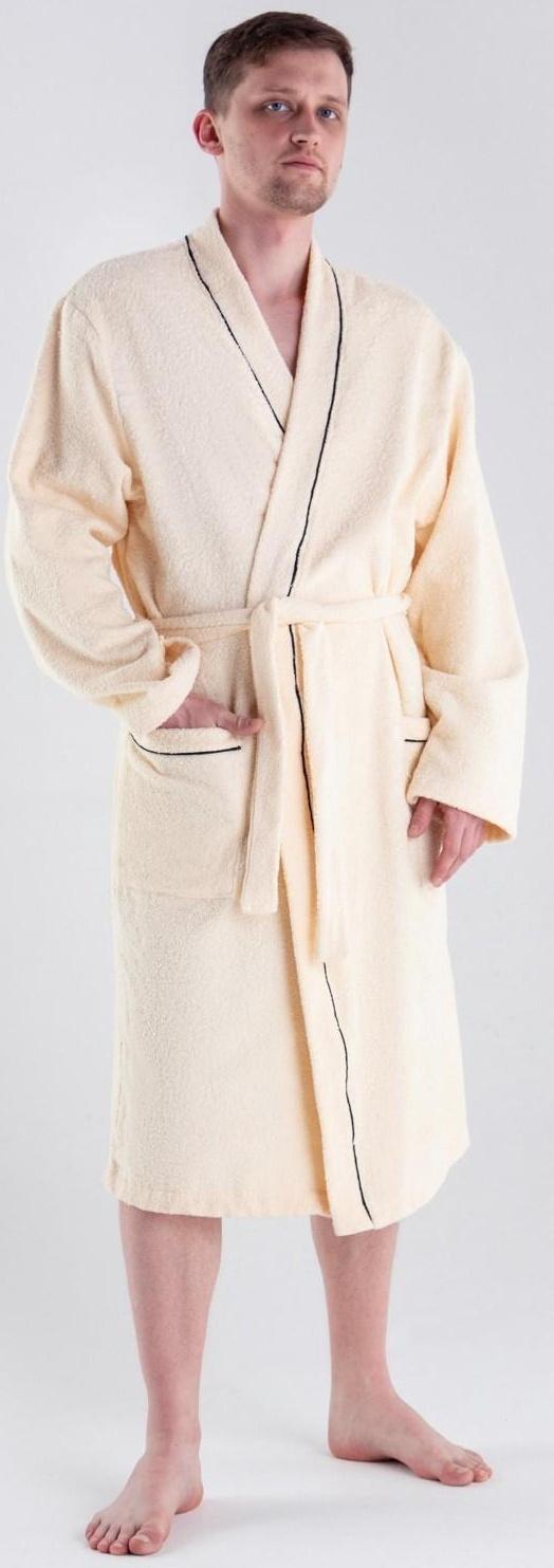 Халат махровый мужской King, размер 56-58, 100% хлопок