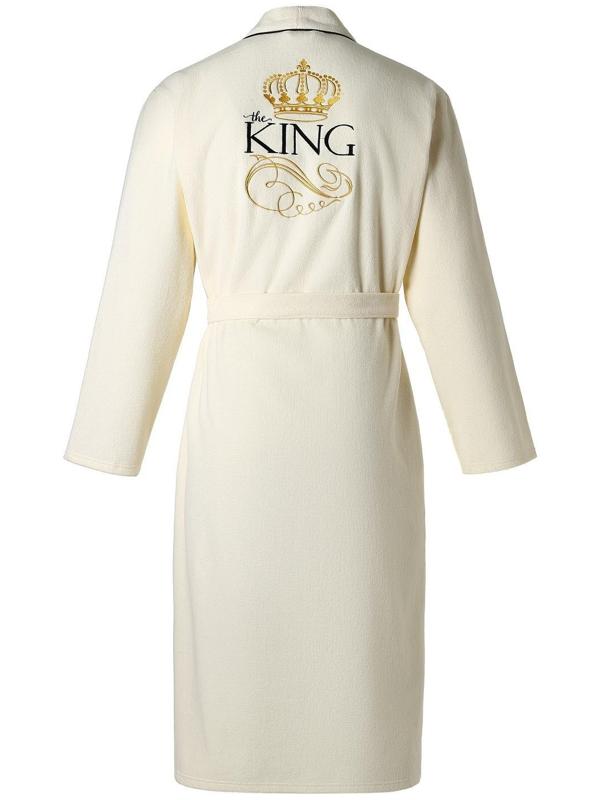 Халат махровый мужской King, размер 56-58, 100% хлопок