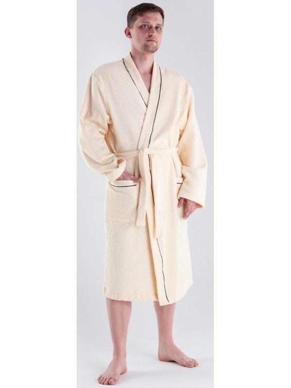 Халат махровый мужской King, размер 56-58, 100% хлопок