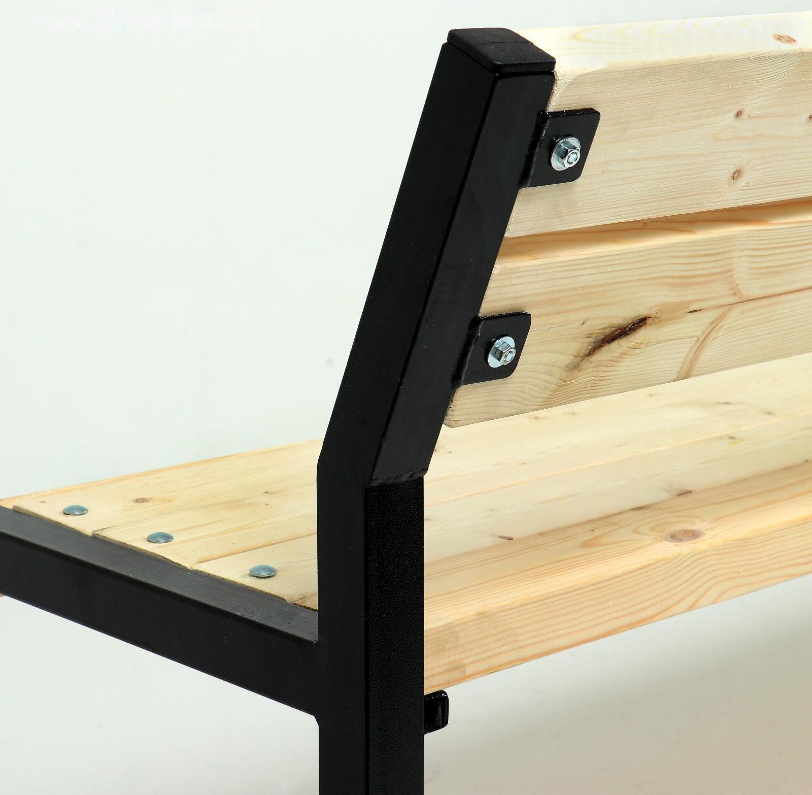 Скамейка со спинкой 