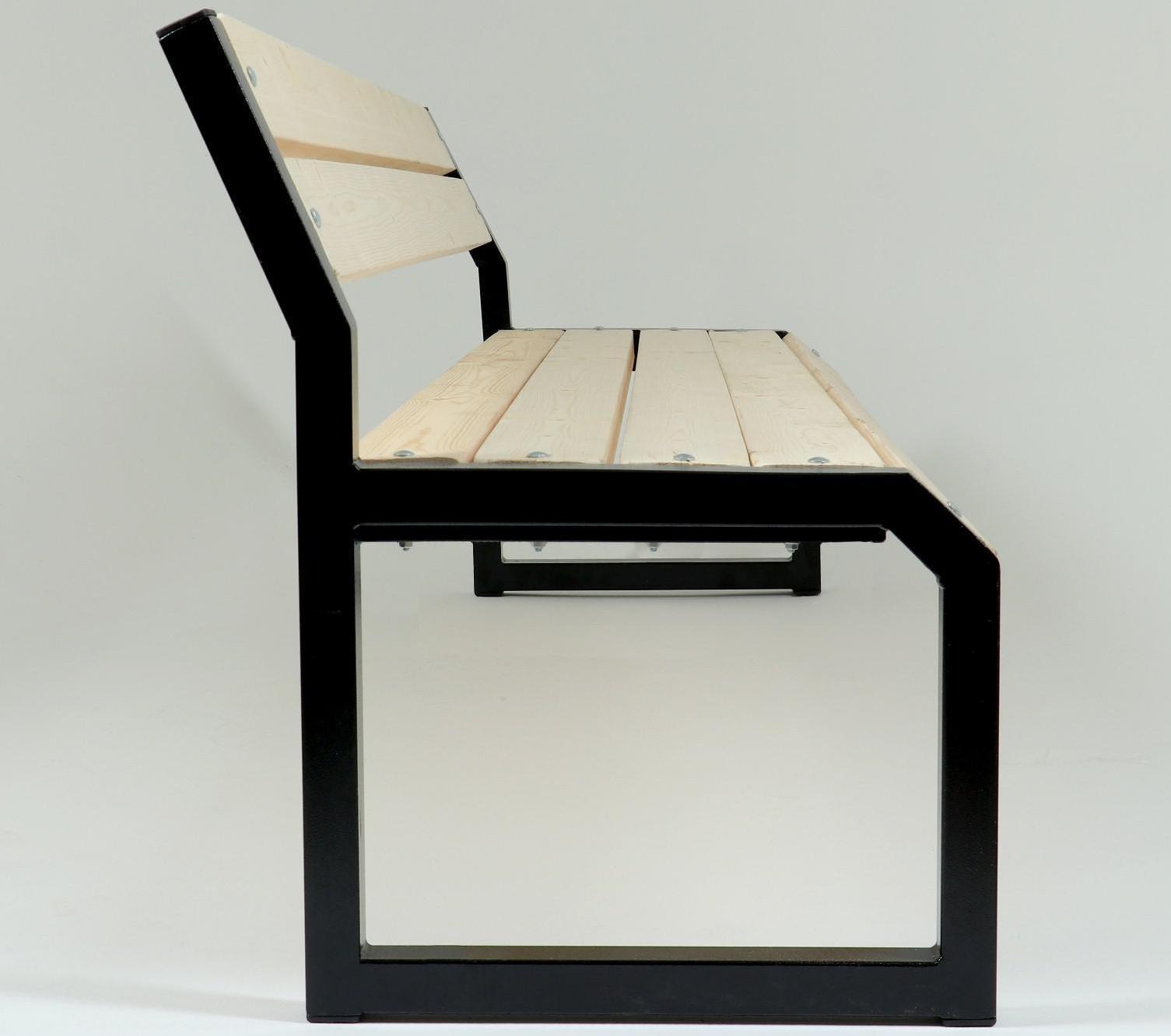 Скамейка со спинкой 