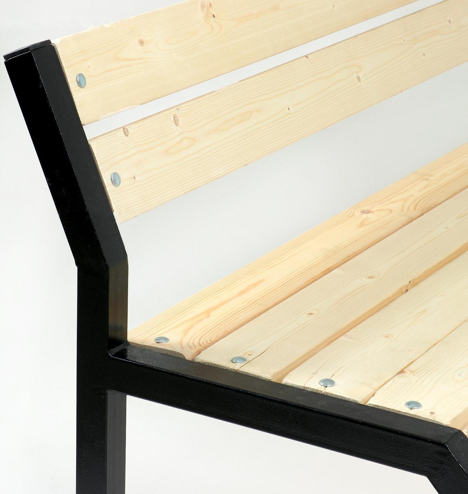 Скамейка со спинкой 