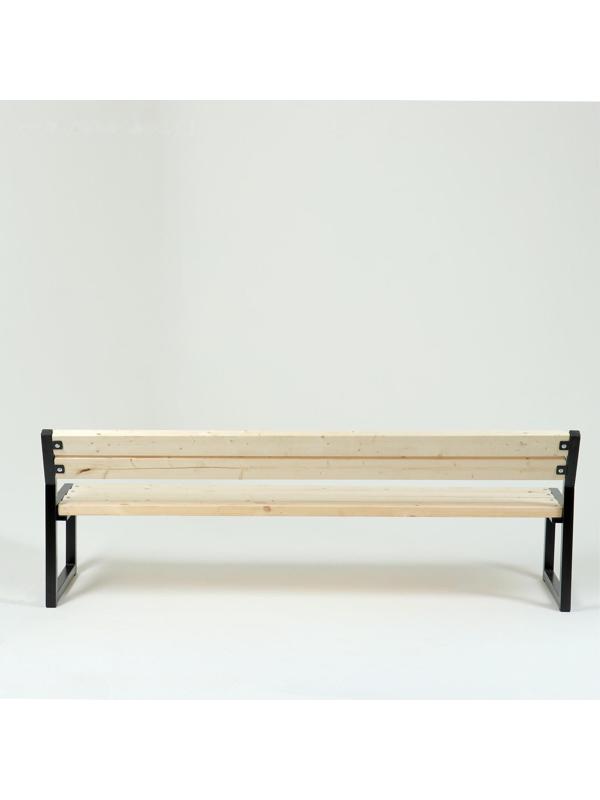 Скамейка со спинкой 