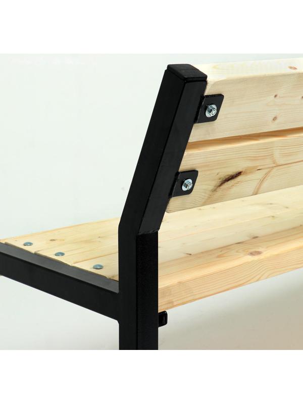 Скамейка со спинкой 