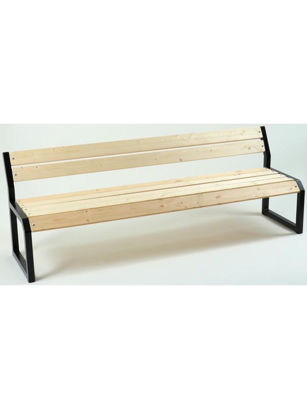 Скамейка со спинкой 