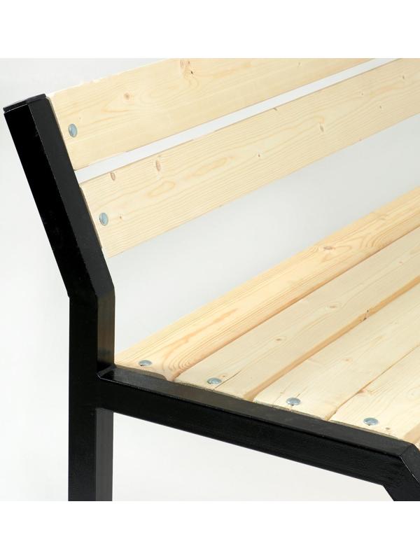 Скамейка со спинкой 