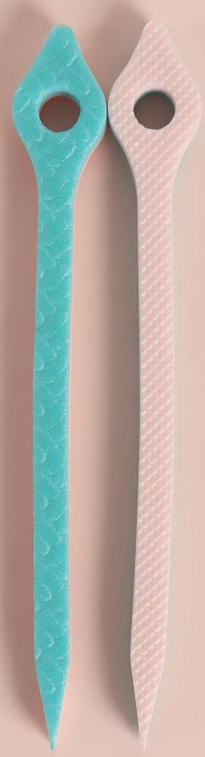 Бигуди с фиксатором, d = 1 см, 17 см, 10 шт, цвет МИКС