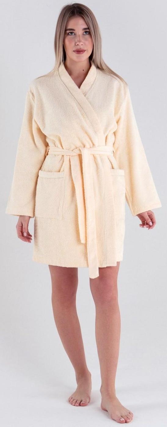 Халат махровый женский Missis размер 46-48, 100% хлопок