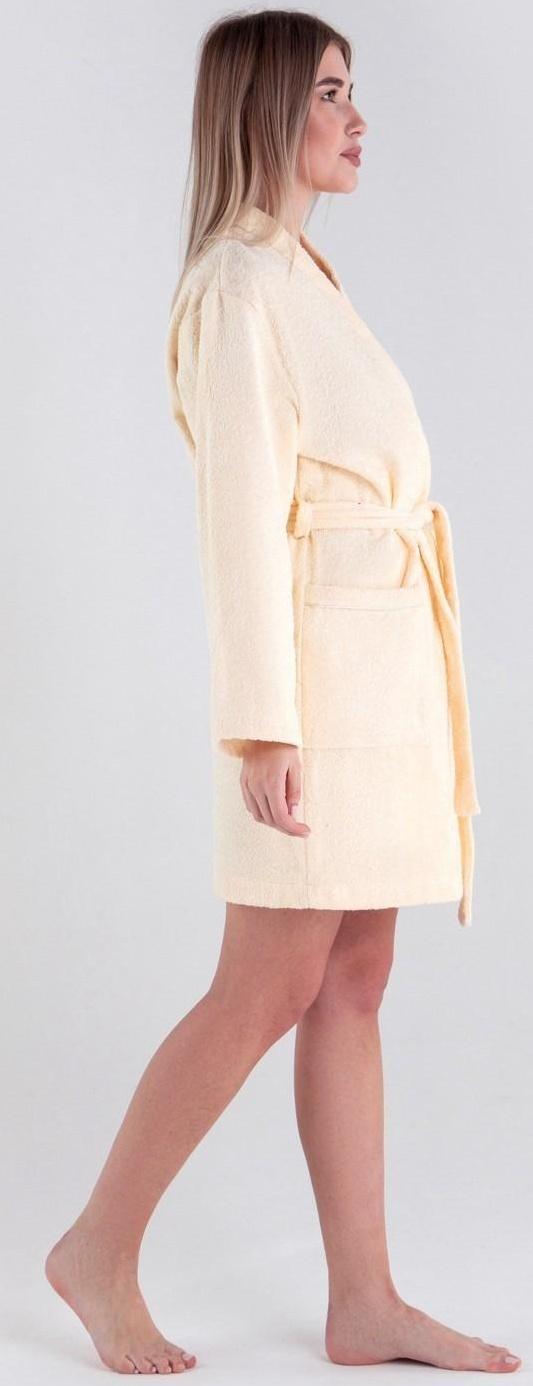 Халат махровый женский Missis размер 46-48, 100% хлопок