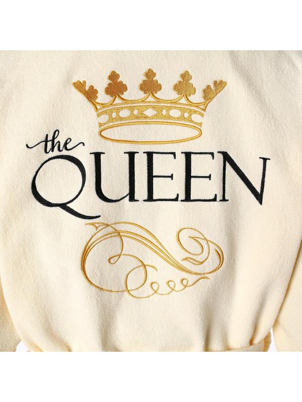 Халат махровый женский Queen размер 50-52, 100% хлопок