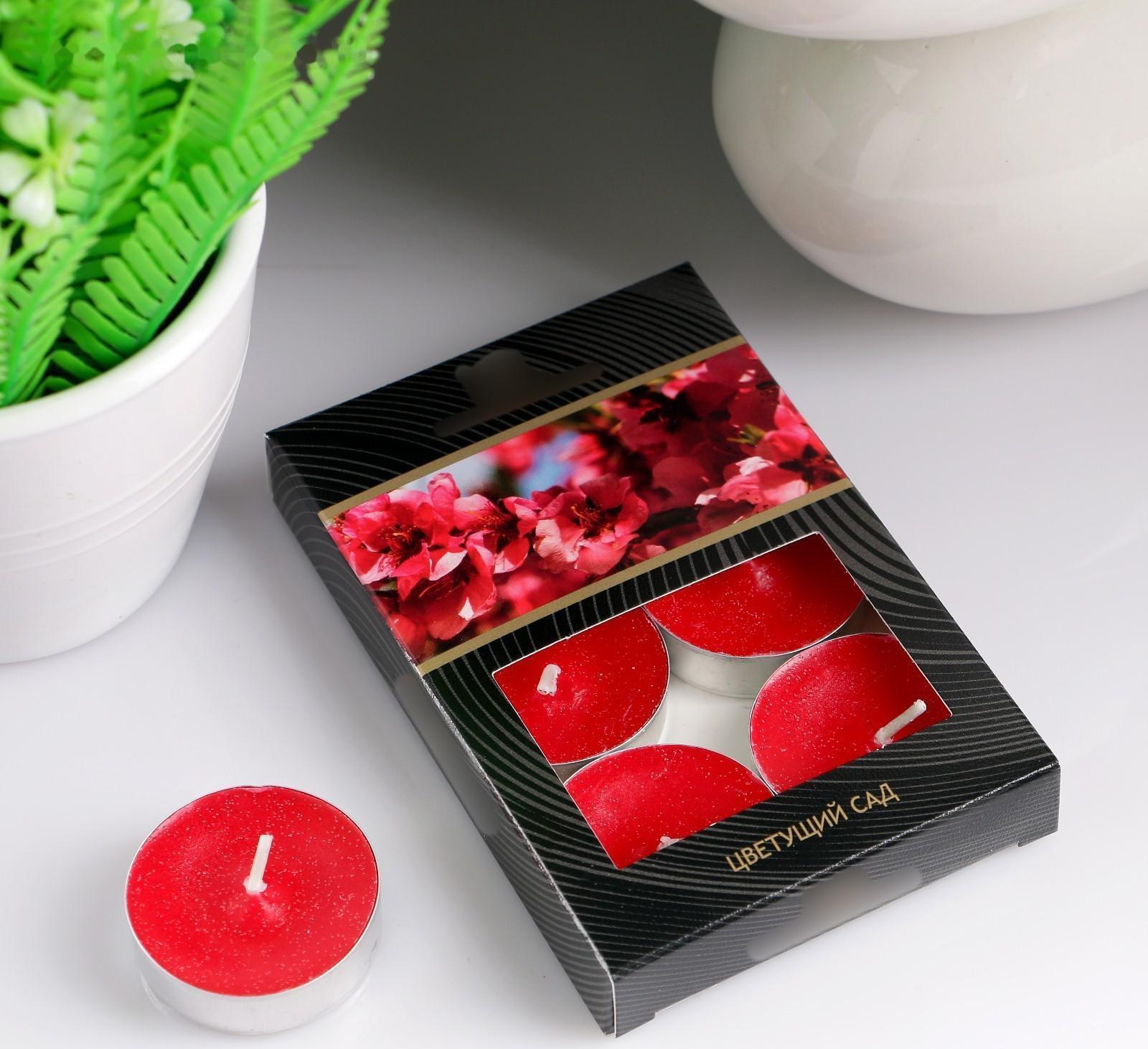 Набор чайных свечей ароматизированных 