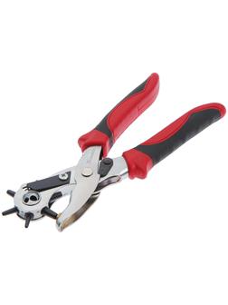 Просекатель (дырокол) для кожи и картона Matrix 18361, d=2.5-5 мм, двухкомпонентные рукоятки