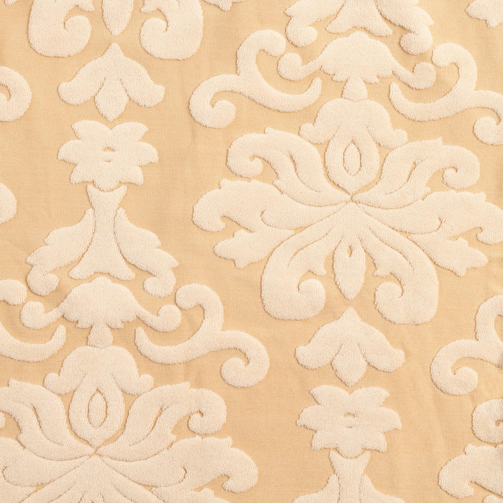 Чехол на стул трикотаж жаккард, цвет бежевый, 100% полиэстер