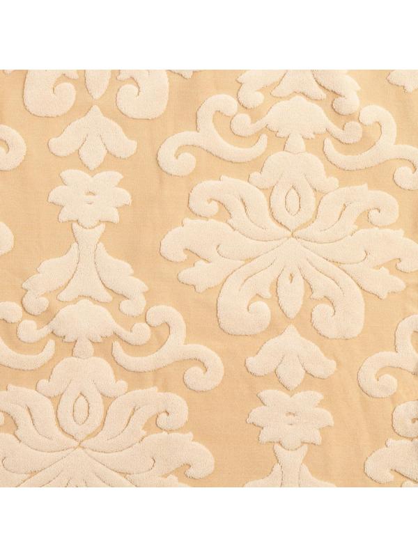 Чехол на стул трикотаж жаккард, цвет бежевый, 100% полиэстер