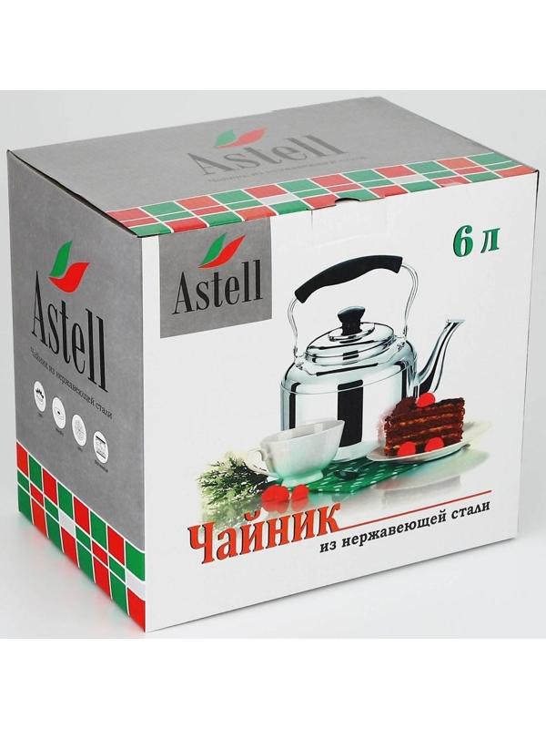 Чайник из нержавеющей стали, 6 л